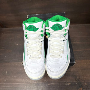 Jordan 2 Retro Lucky Green (GS) Size 7Y (Pre-Owned) - back