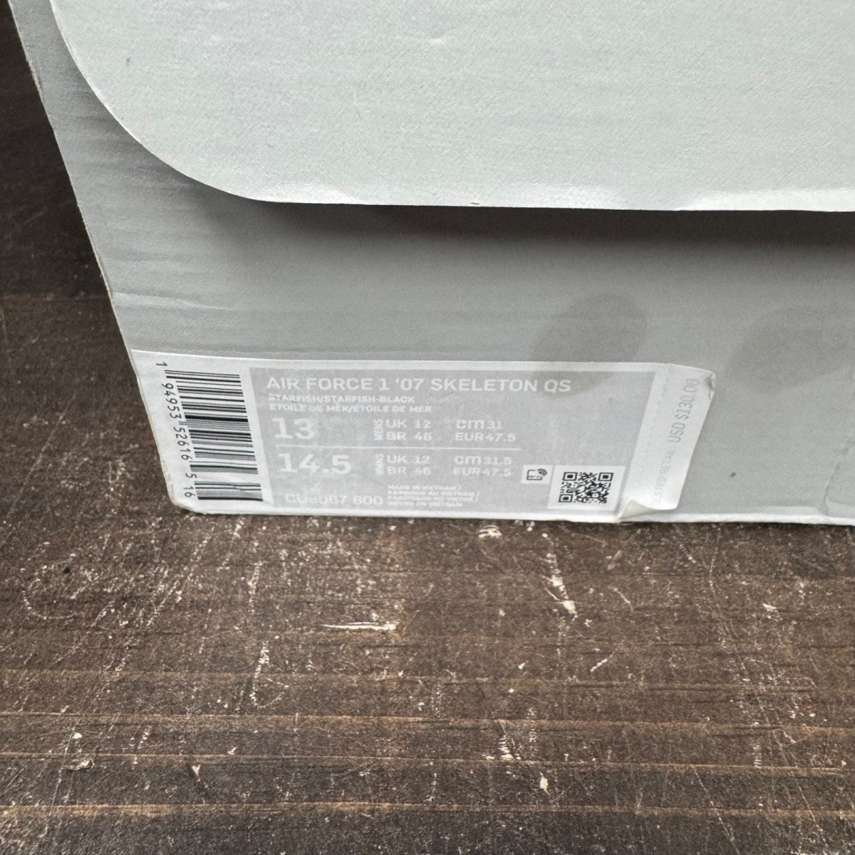 Nike Air Force 1 Low Orange Skeleton Halloween (2020) - Image 7