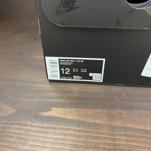 Nike Air Max 1 '87 SP Supreme Black White Size 12 (Pre-Owned)