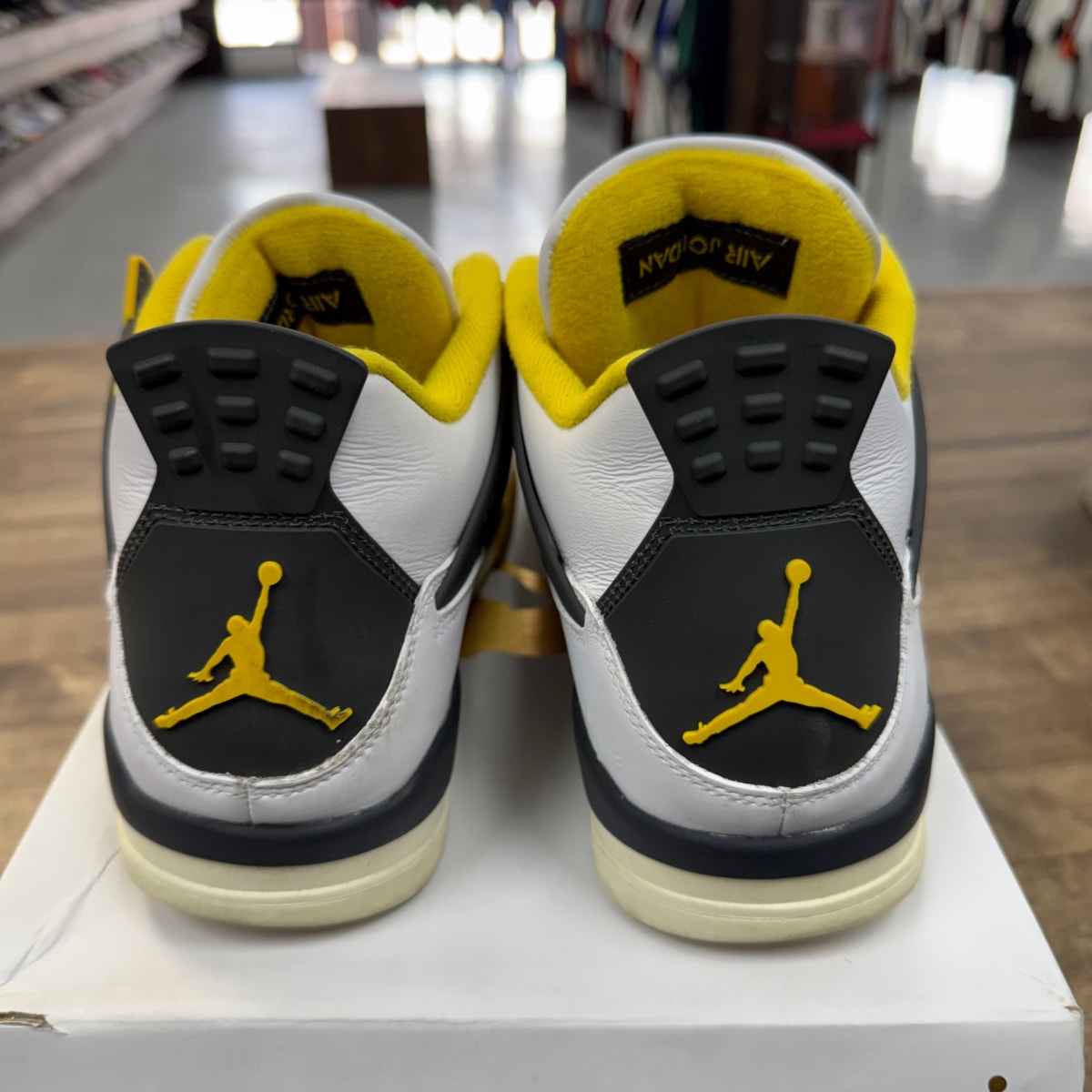 Jordan 4 Retro Vivid Sulfur (Women's) - Image 4