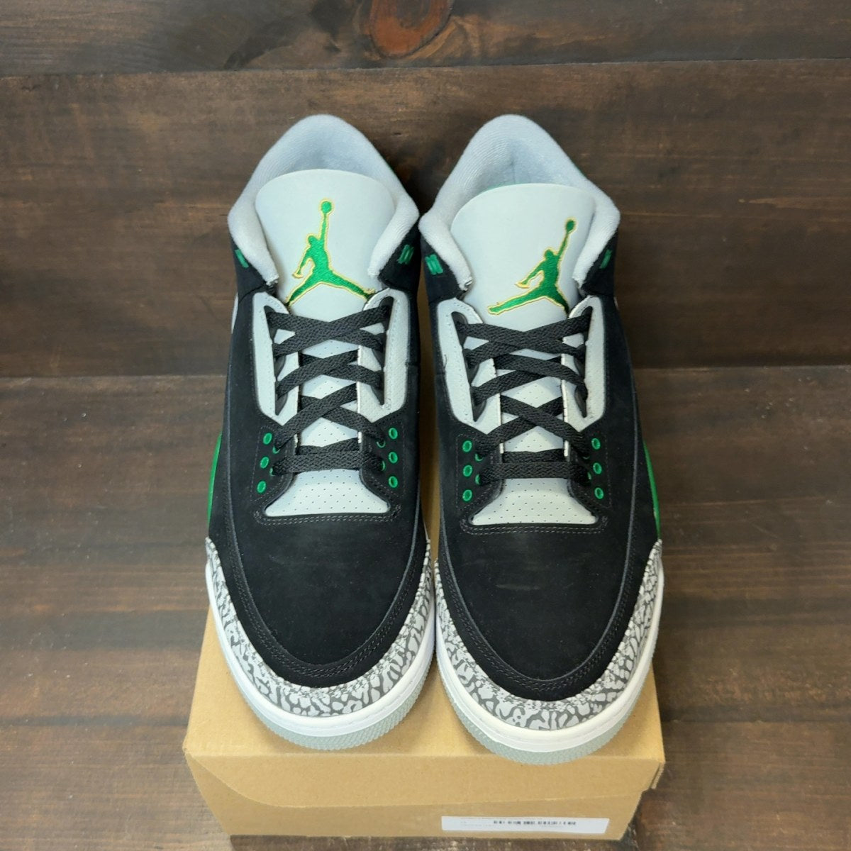 Jordan 3 Retro Pine Green Size 14 - Image 3