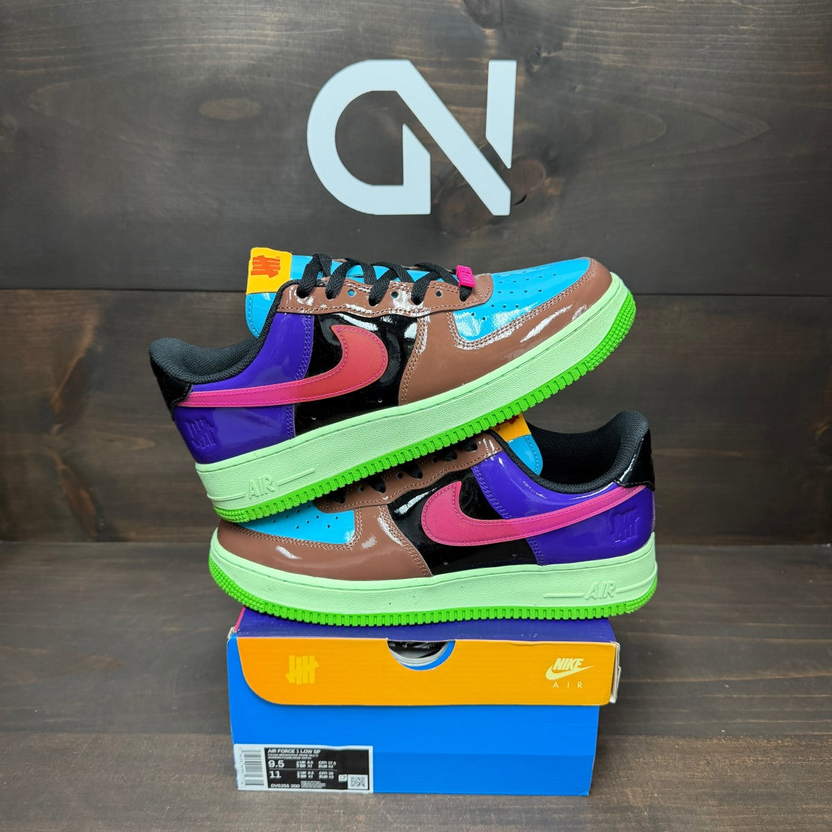 Nike Air Force 1 Low SP Undefeated Multi-Patent Pink Prime - Image 1