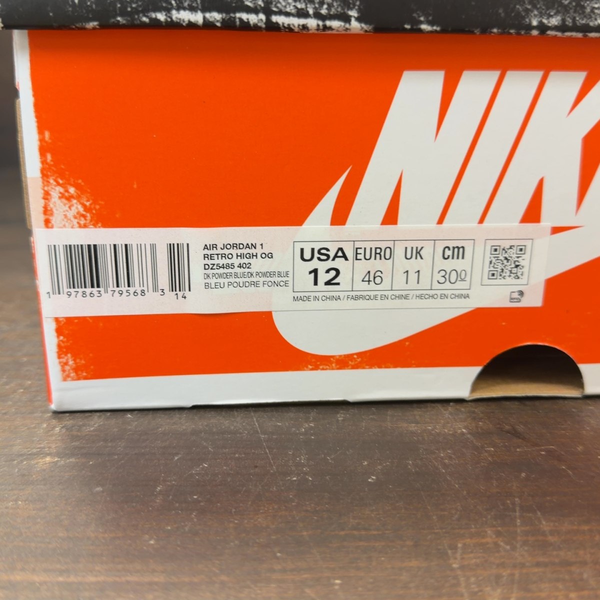 Jordan 1 Retro High OG UNC Reimagined Size 12 (Pre-Owned)