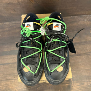 Nike Blazer Low Off-White Black Electro Green - Image 2