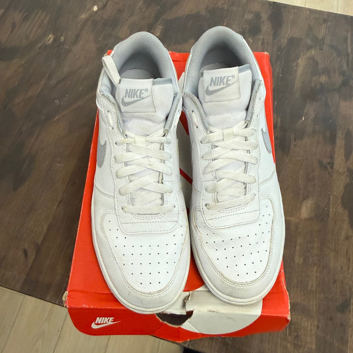 Nike Big Nike Low White Wolf Grey - Image 2