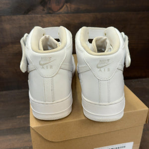 Nike Air Force 1 Mid '07 White Size 9.5 (Pre-Owned) - Image 4