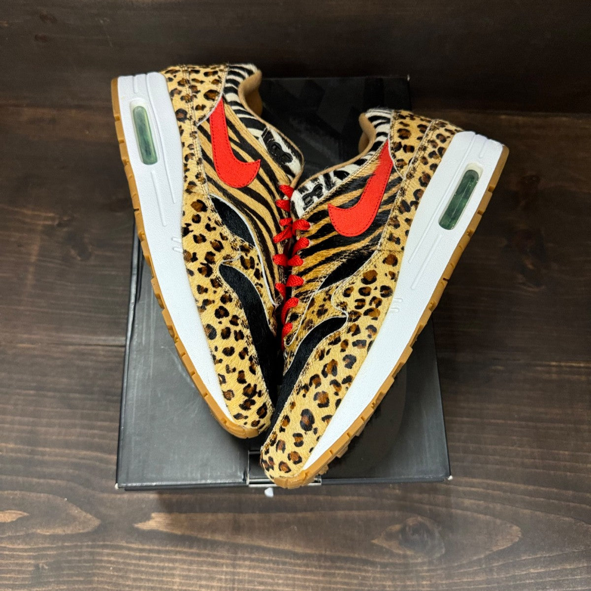 Nike Air Max 1 atmos Animal Pack 2.0 (All Black Box) (2018) - Image 2