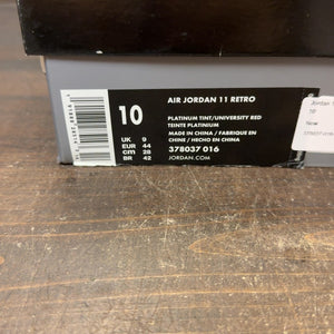 Jordan 11 Retro Platinum Tint Size 10 - Image 6
