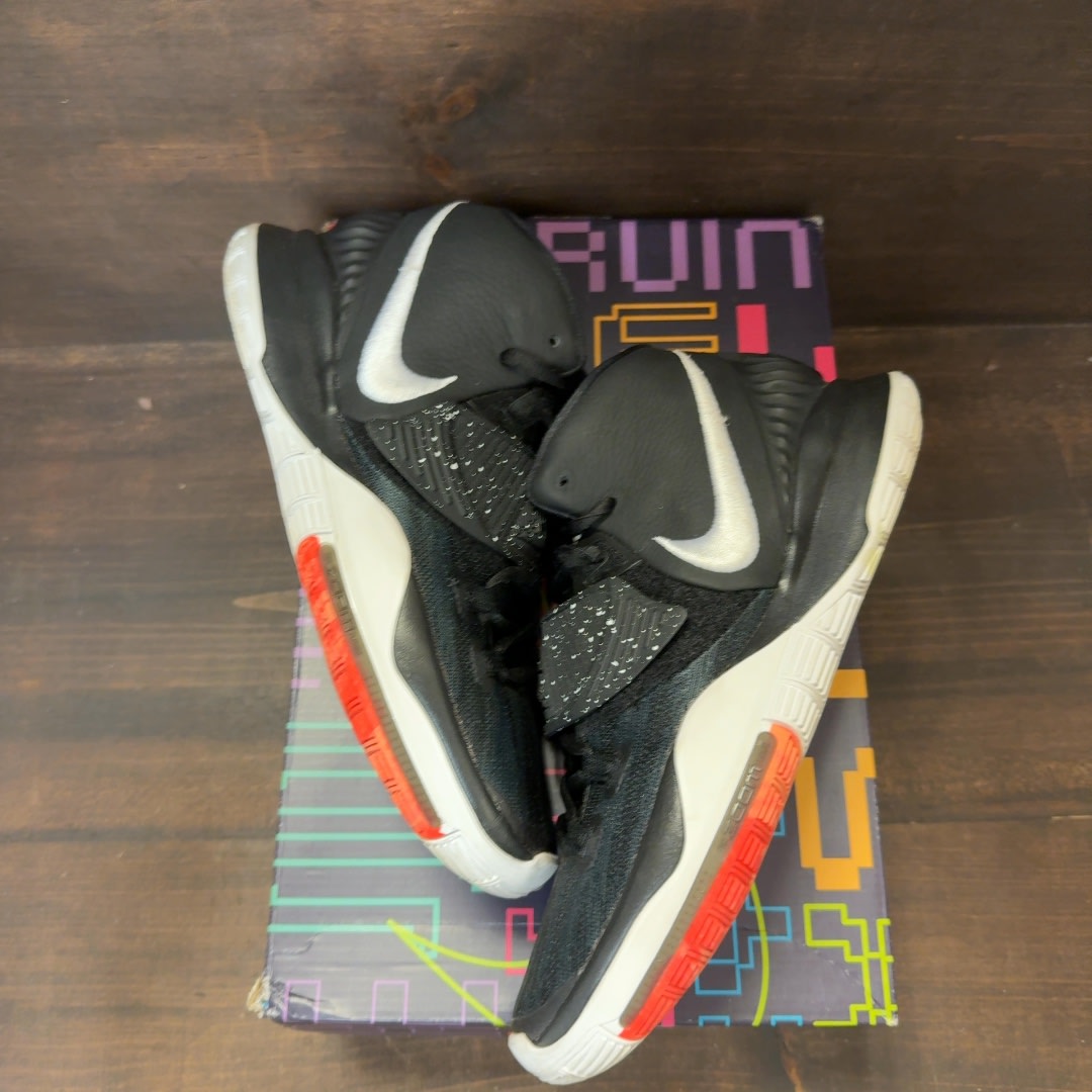 Nike Kyrie 6 Jet Black White - Image 2