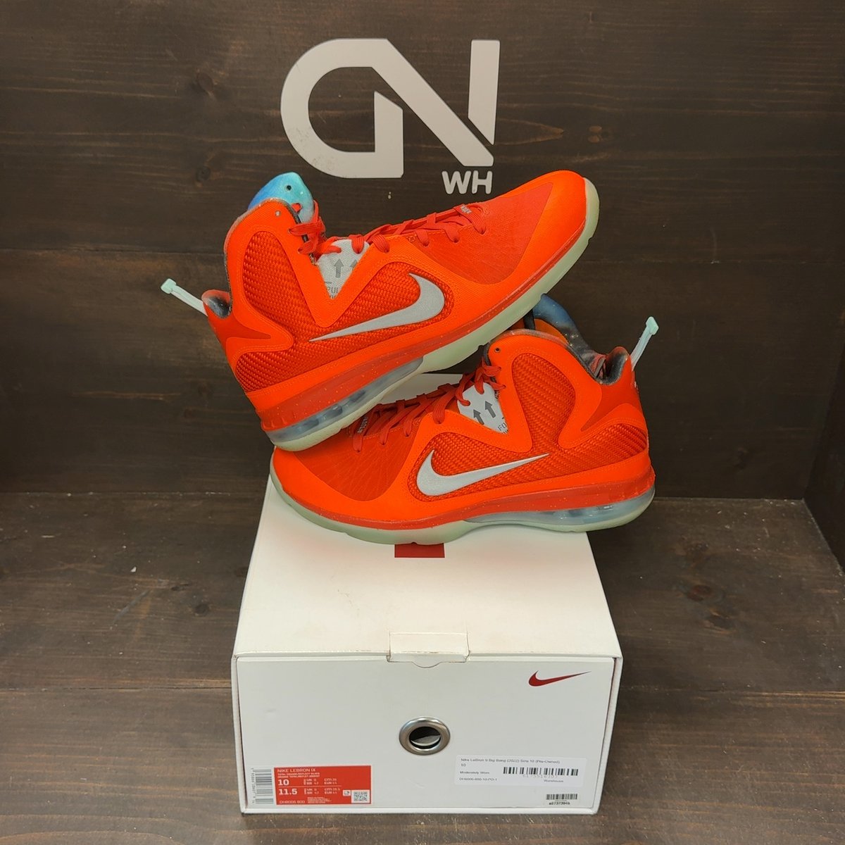Nike LeBron 9 Big Bang (2022) Size 10 (Pre-Owned) - front