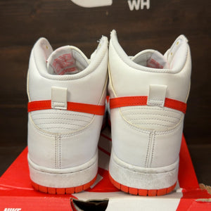 Nike Dunk High White Picante Red - Image 4