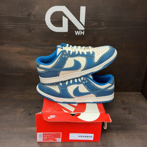 Nike Dunk Low Industrial Blue Sashiko Size 13 (Pre-Owned) - front