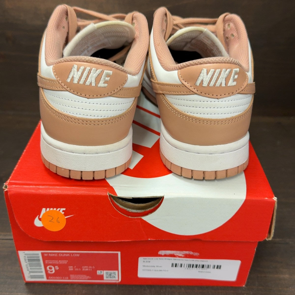Nike Dunk Low Rose Whisper (Women's) - Image 5