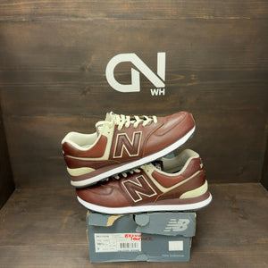 New Balance 574 Leather Dark Brown - Image 1