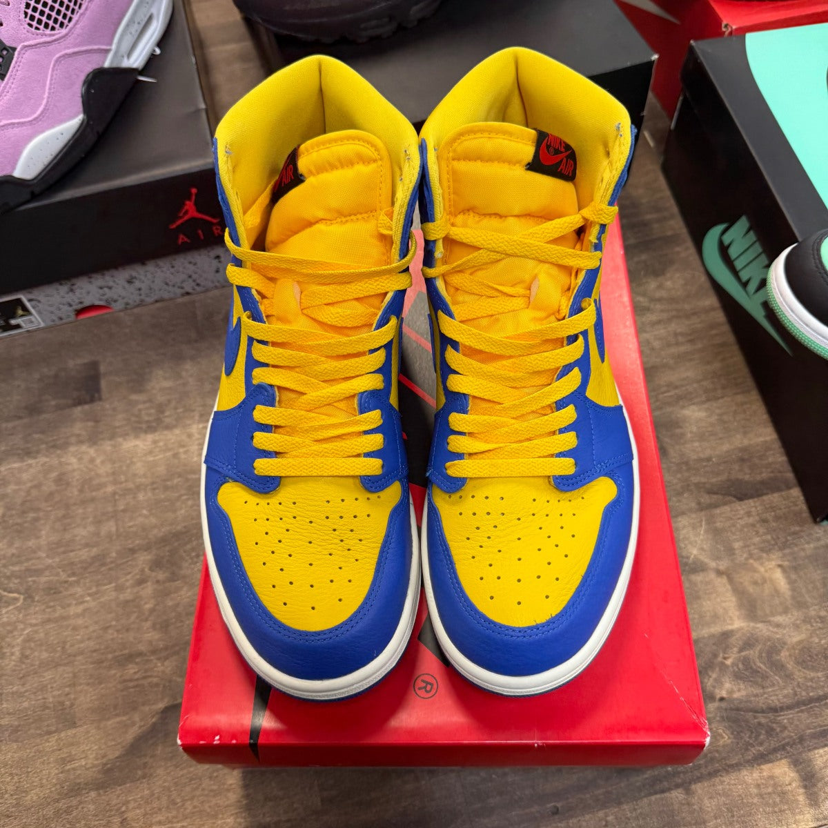 Jordan 1 Retro High OG Reverse Laney (Women's) Size 11.5W (Pre-Owned) - Image 2