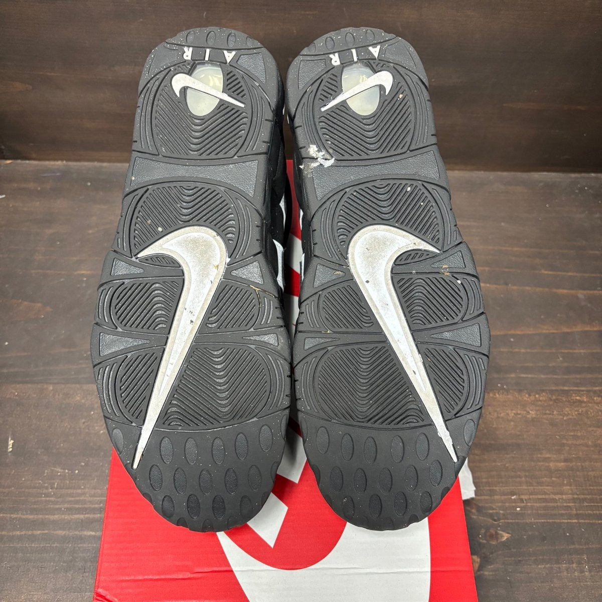 Nike Air More Uptempo 96 Black White (2023) Size 13 (Pre-Owned) - box