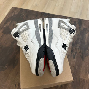 Jordan 4 Retro White Cement (2025) Size 10 (Pre-Owned) - Image 3