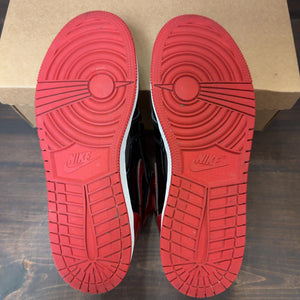 Jordan 1 Retro High OG Patent Bred (GS) Size 7Y (Pre-Owned) - Image 6