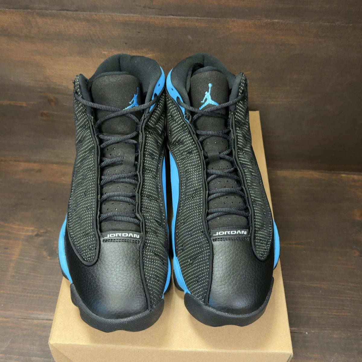 Jordan 13 Retro Black University Blue Size 10.5 - Image 3