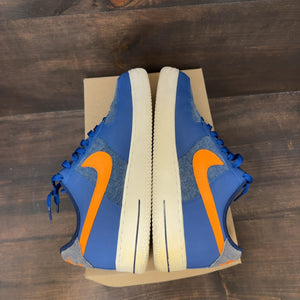 Blue Yellow Swoosh Nike Air Force 1 Low Size 10.5 (Pre-Owned) - Image 6