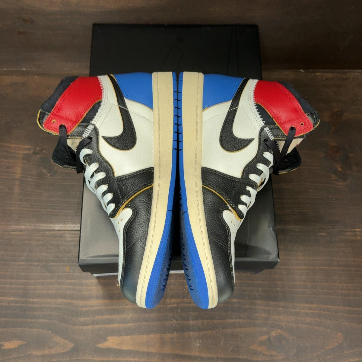 Jordan 1 Retro High OG SP Fragment x Union LA Varsity Red Sport Royal - Image 4