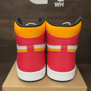 Jordan 1 Retro High OG Light Fusion Red Size 14 - Image 5
