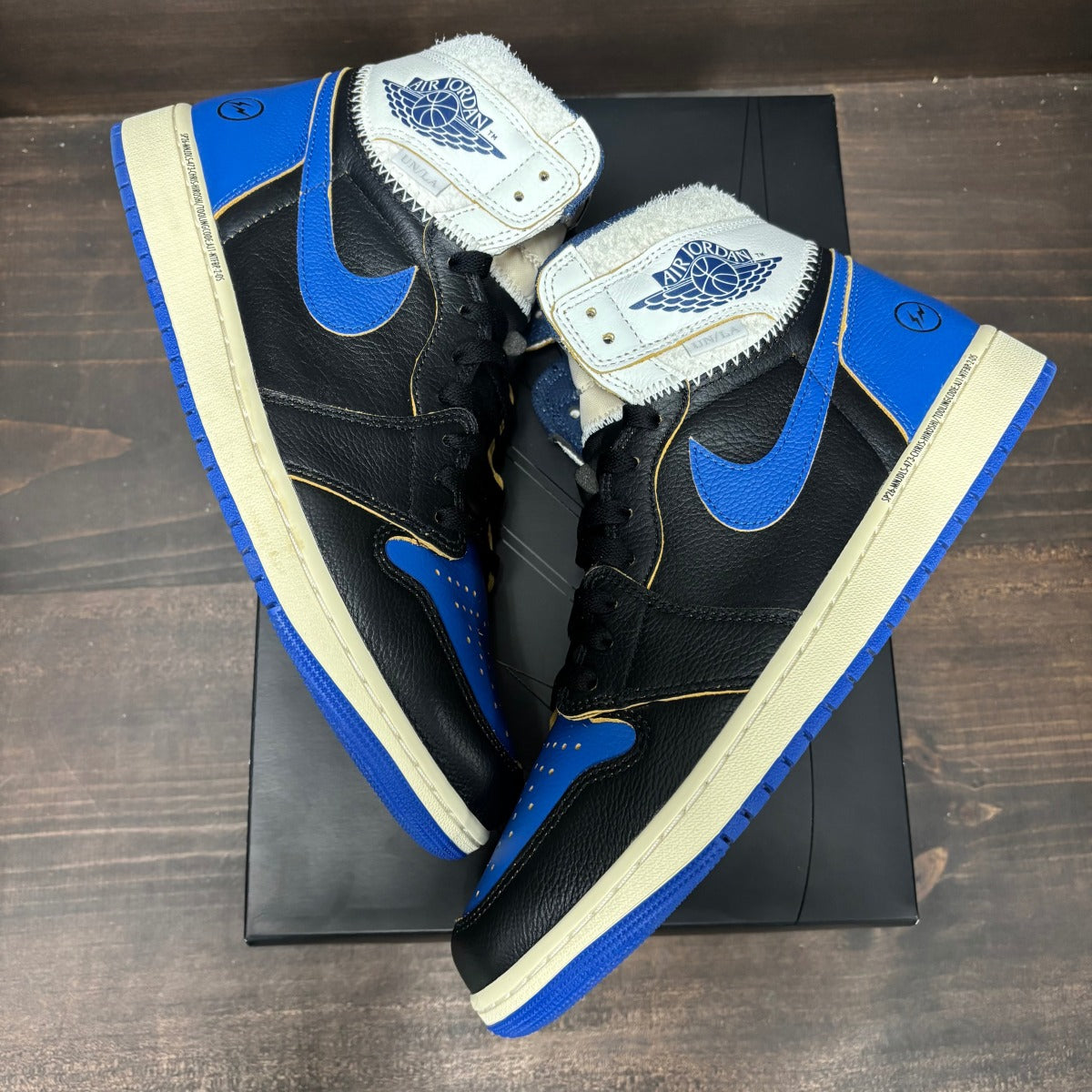 Jordan 1 Retro High OG SP Fragment x Union LA Sport Royal - Image 2