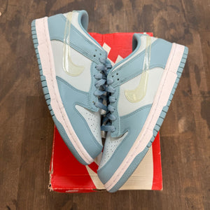 Nike Dunk Low Clear Blue Swoosh (GS) Size 6.5Y (Pre-Owned) - Image 1