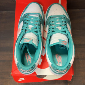 Nike Dunk Low Snakeskin Washed Teal Bleached Coral - Image 5