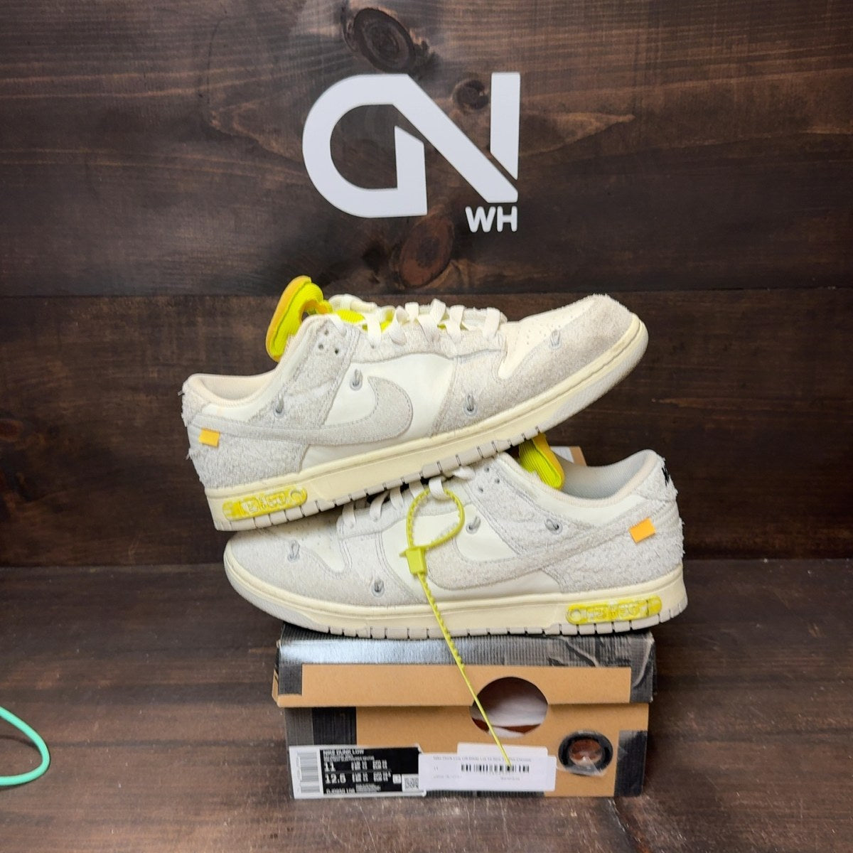 Nike Dunk Low Off-White Lot 14 - Image 1