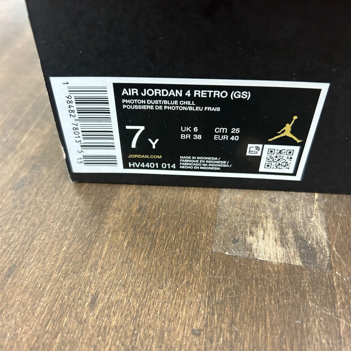 Jordan 4 Retro Photon Dust Blue Chill (GS) - Image 6