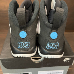 Jordan 9 Retro University Blue (GS) Size 7Y (Pre-Owned) - aux