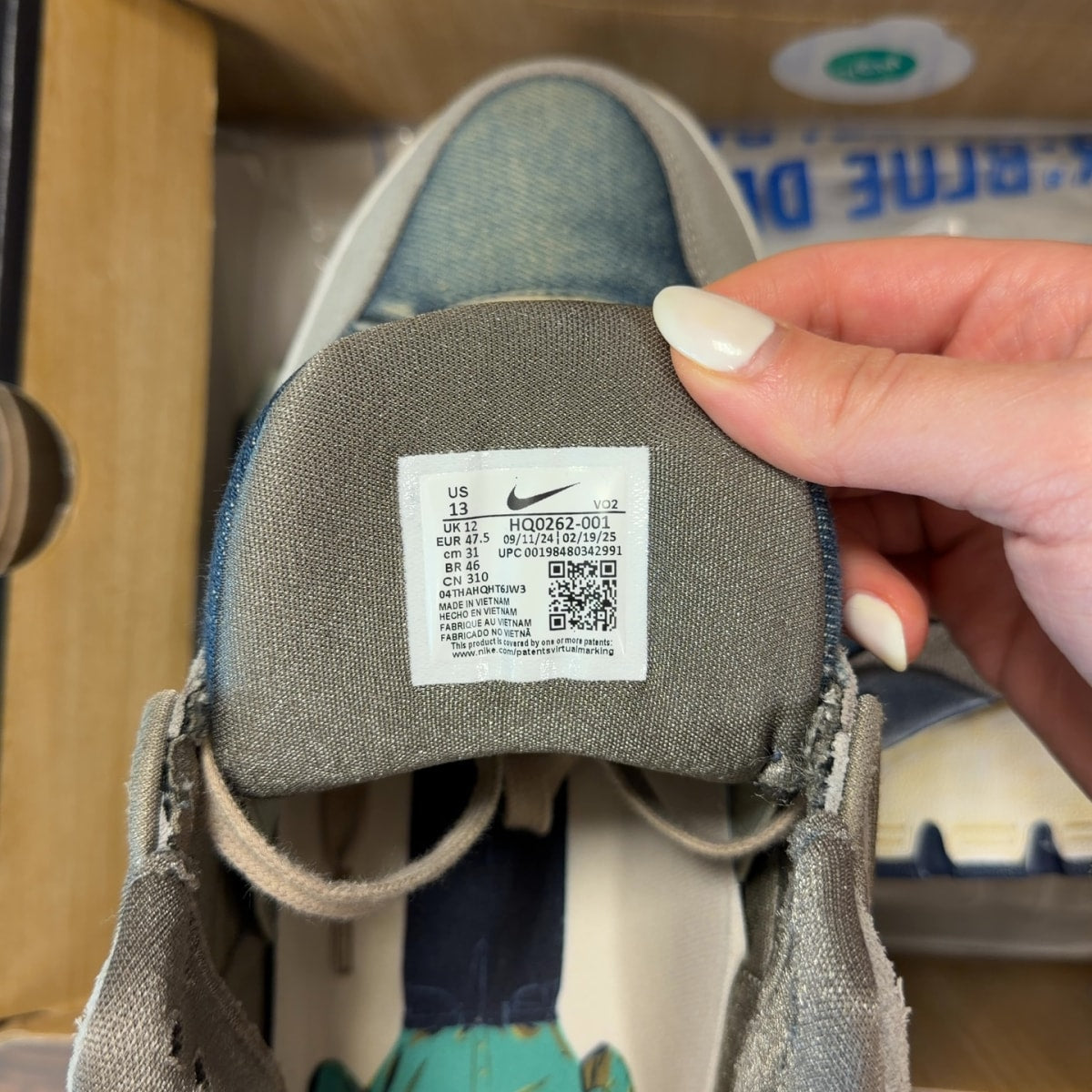 Nike Air Force 3 Low SP Nigo x Levi’s Olive Grey - Image 8