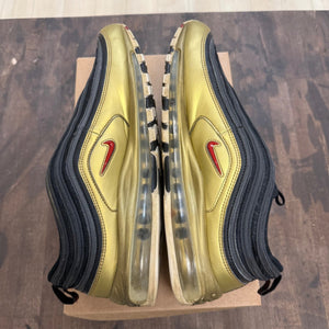 Nike Air Max 97 Black Metallic Gold Size 13 (Pre-Owned) - Image 4