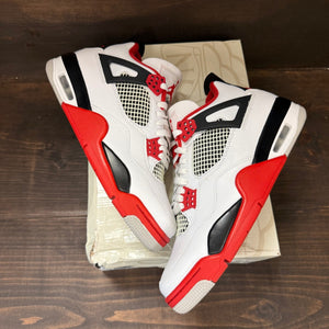 Jordan 4 Retro Fire Red (2020) Size 9.5 (Pre-Owned) - Image 2