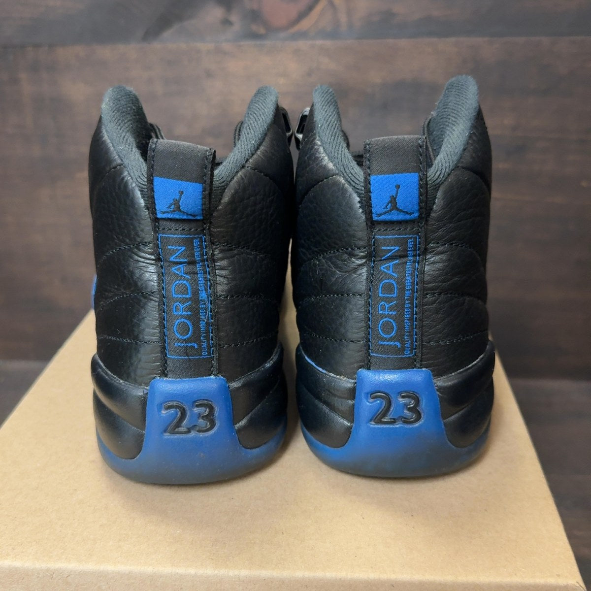 Jordan 12 Retro Black Game Royal (GS) Size 6.5Y (Pre-Owned) - Image 5