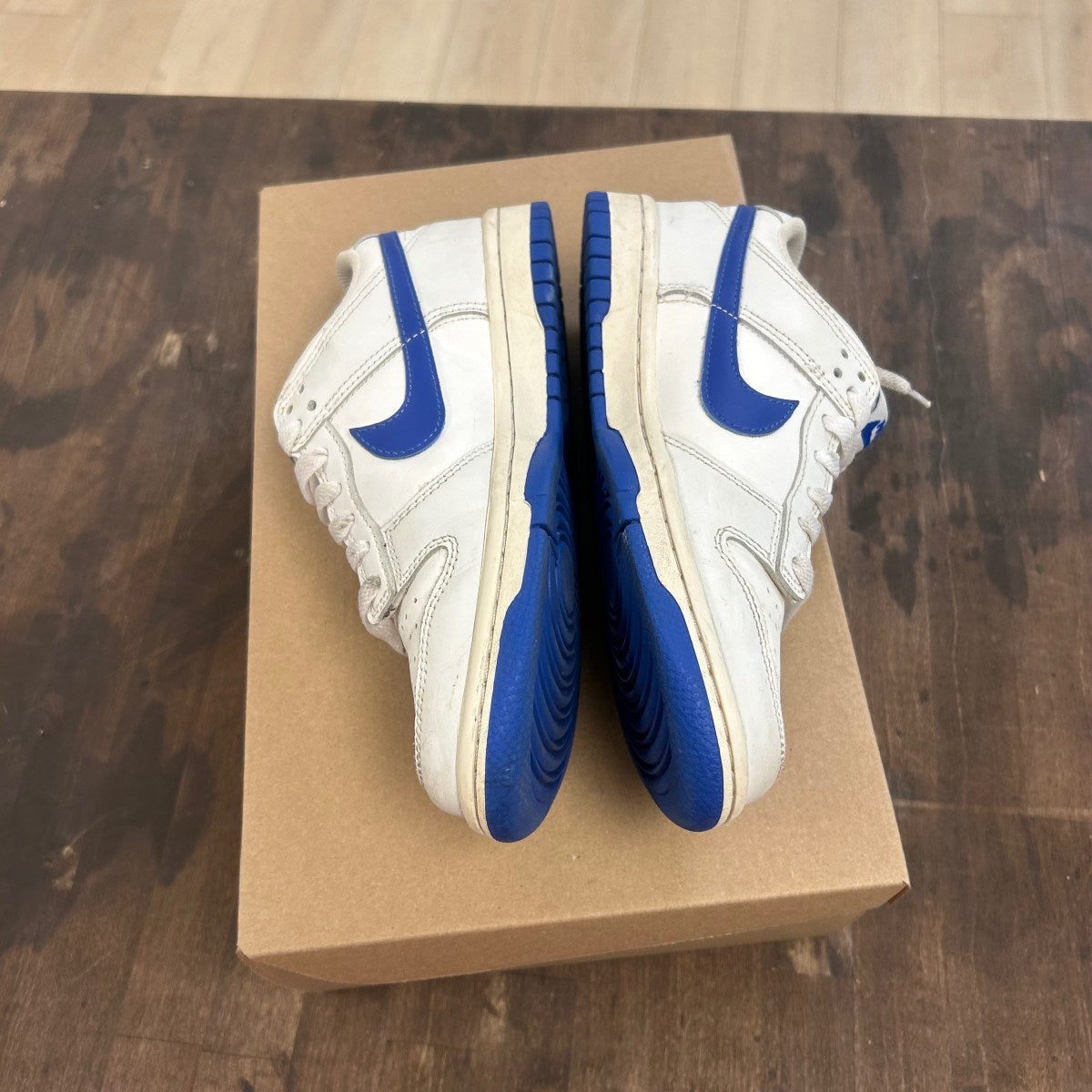 Nike Dunk Low Summit White Hyper Royal (GS) Size 5Y (Pre-Owned) - Image 3