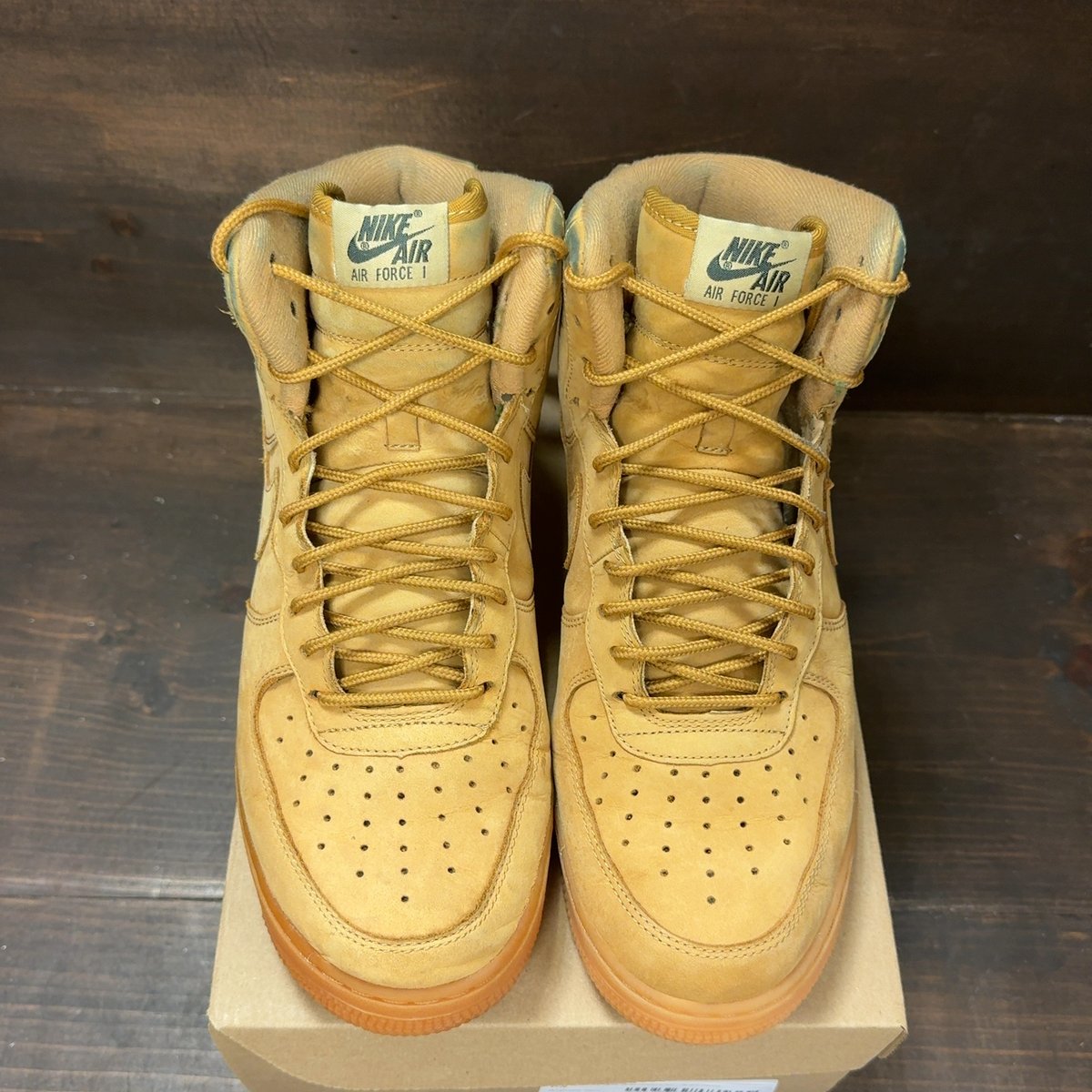 Nike Air Force 1 High Wheat (2016) (Women's) Size 11W (Pre-Owned) - tag