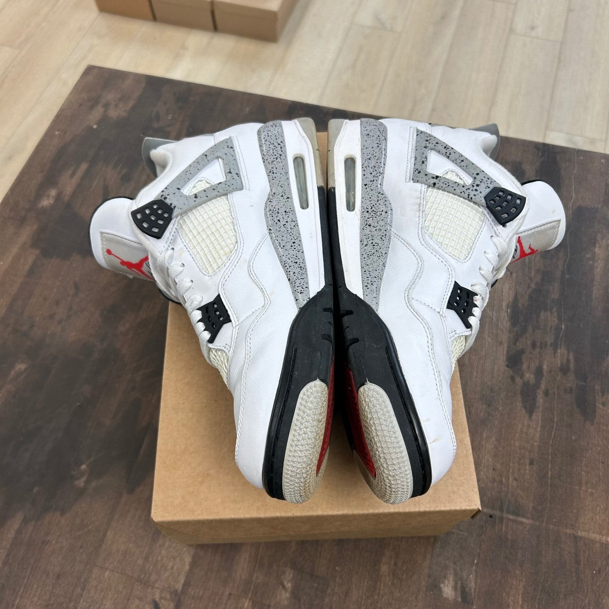 Jordan 4 Retro White Cement (2016) Size 12 (Pre-Owned) - Image 3