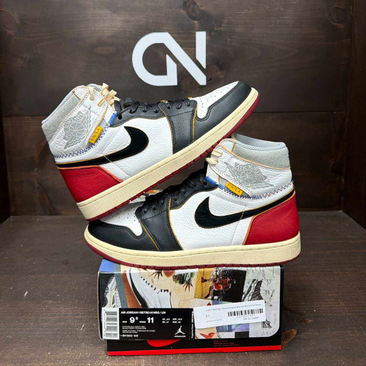 Jordan 1 Retro High Union Los Angeles Black Toe - Image 1