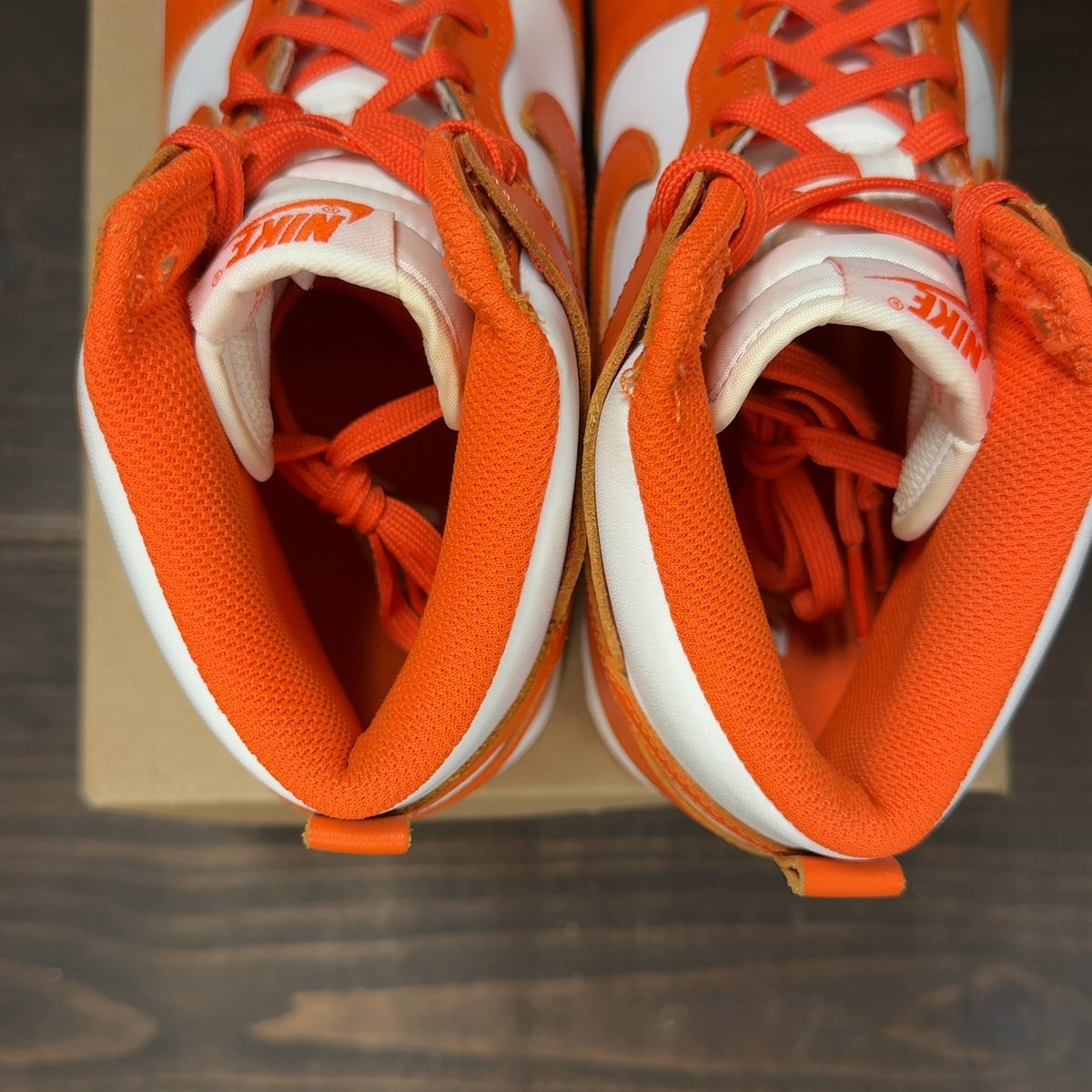 Nike Dunk High Syracuse (2021) (Women's) Size 10W (Pre-Owned) - aux