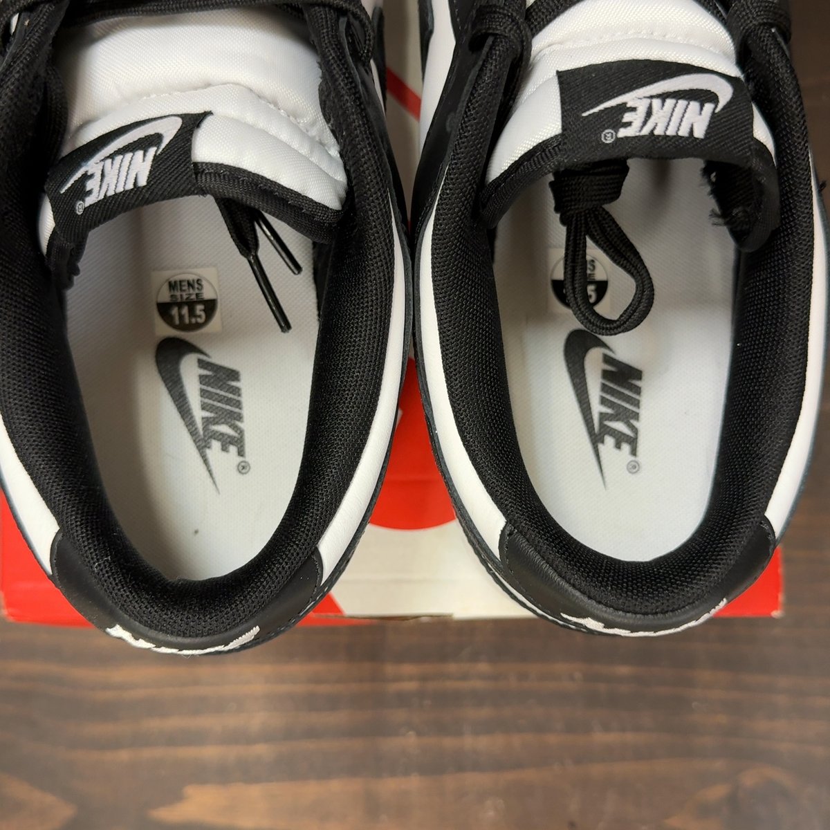 Nike Dunk Low Retro White Black Panda Size 11.5 (Pre-Owned) - aux