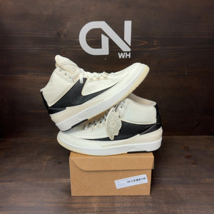 Jordan 2 Retro Sail Black (Women's) Size 11W (Pre-Owned) - Image 1