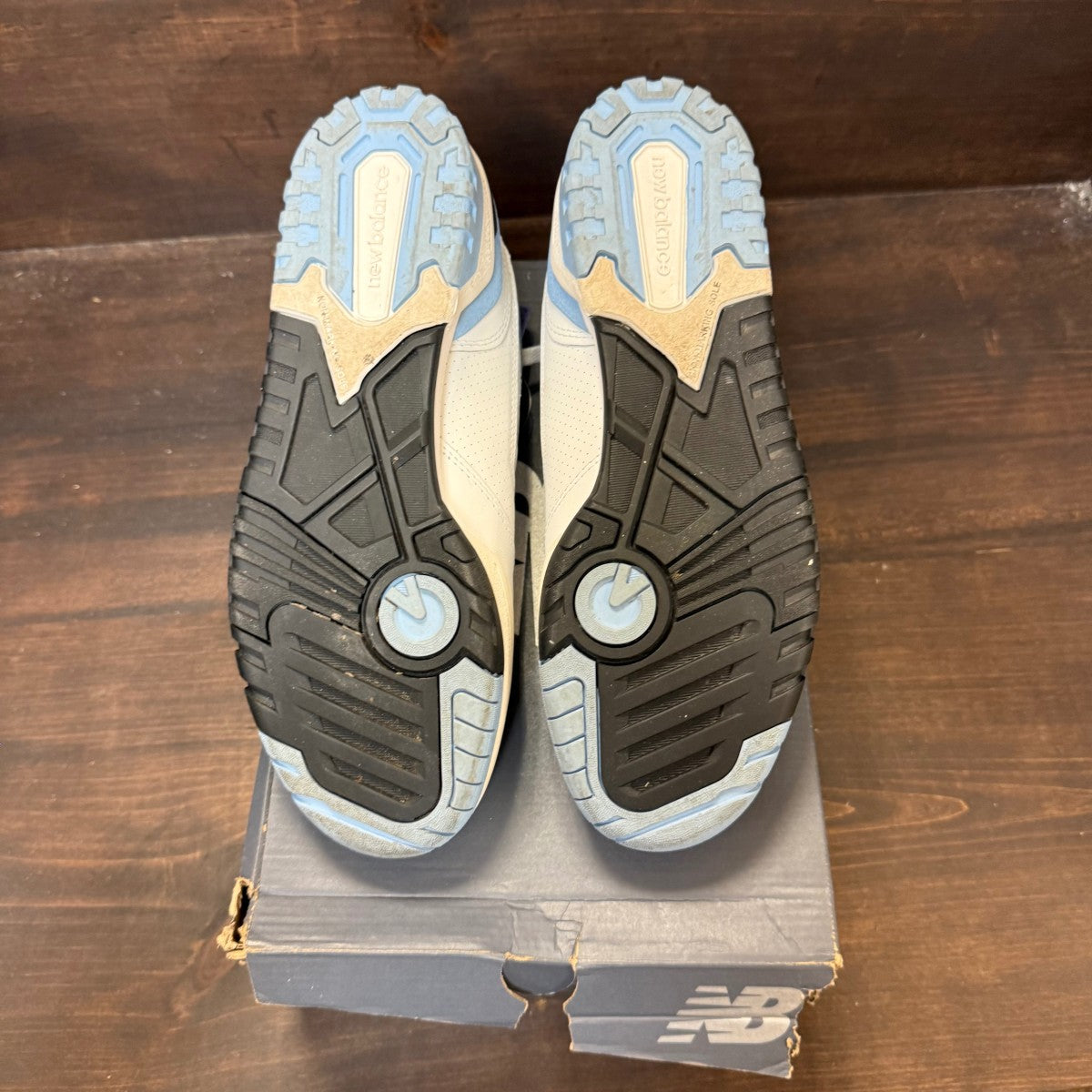 New Balance 550 UNC White University Blue - Image 6