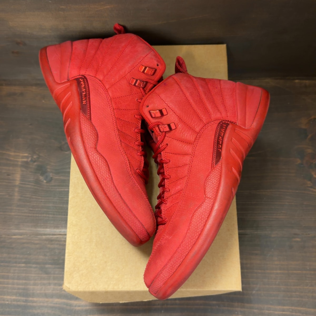 Jordan 12 Retro Gym Red (2018) Size 9 (Pre-Owned) - Image 2