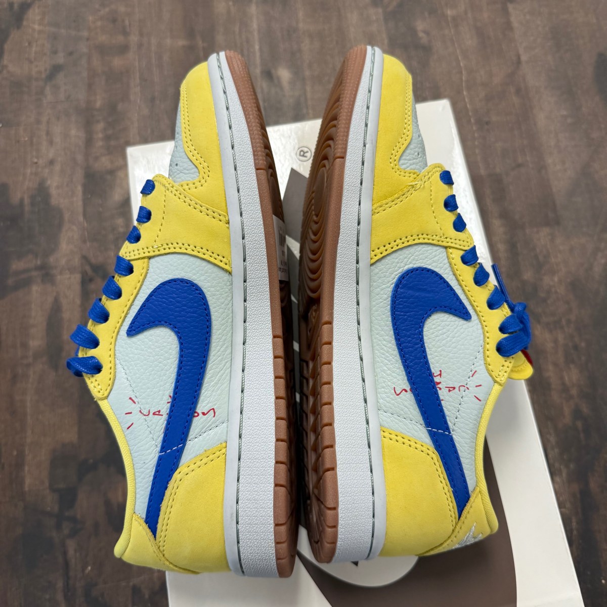 Jordan 1 Retro Low OG SP Travis Scott Canary (Women's) - Image 5