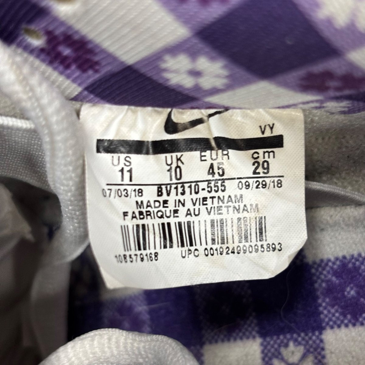 Nike SB Dunk Low Concepts Purple Lobster Size 11 (Pre-Owned) - aux