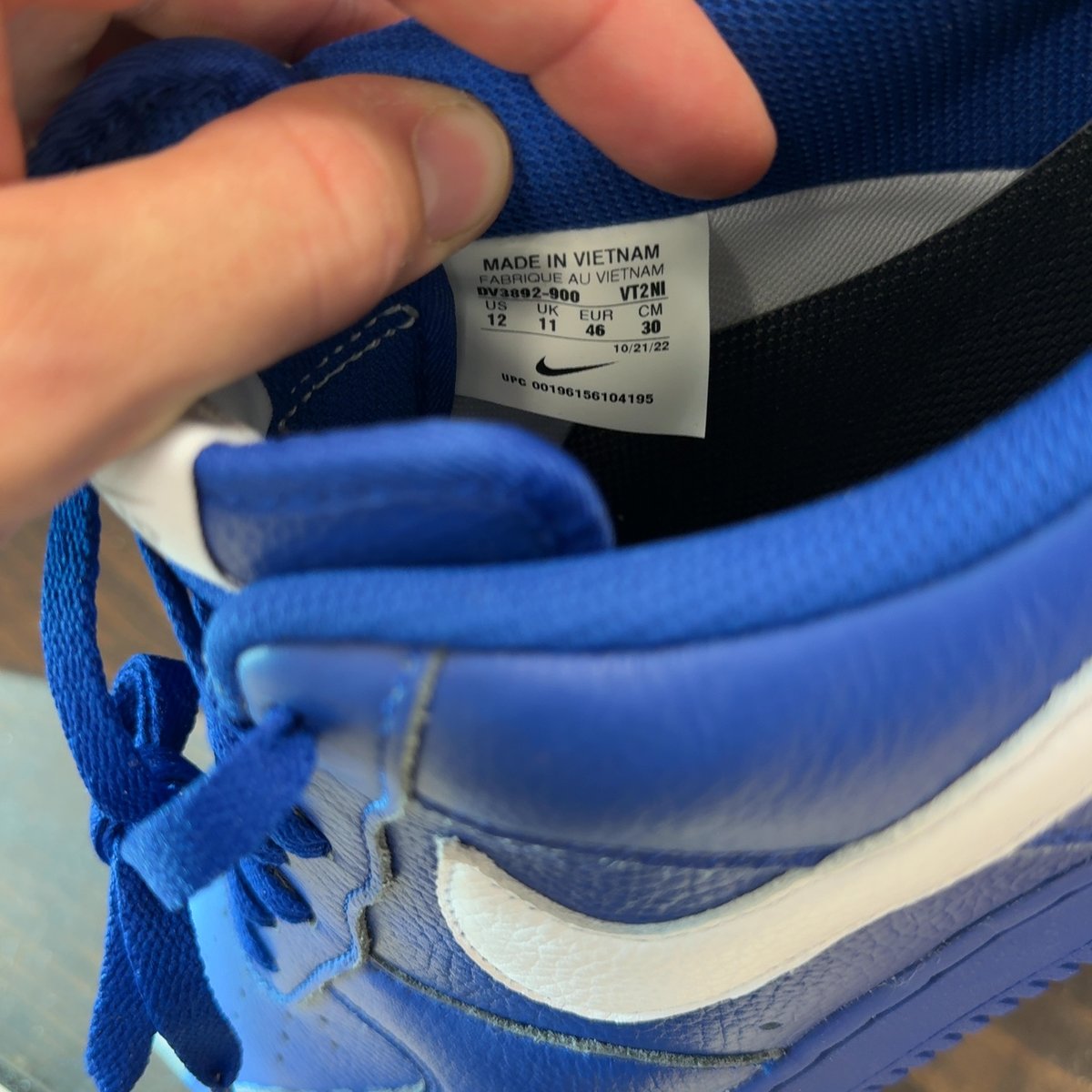 Nike Air Force 1 Low By You 'Canvas, Leather, & Satin Option' Size 12 - aux