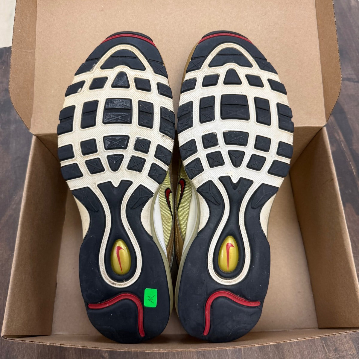 Nike Air Max 97 Metallic Gold (2017/2018) Size 13 (Pre-Owned) - Image 3