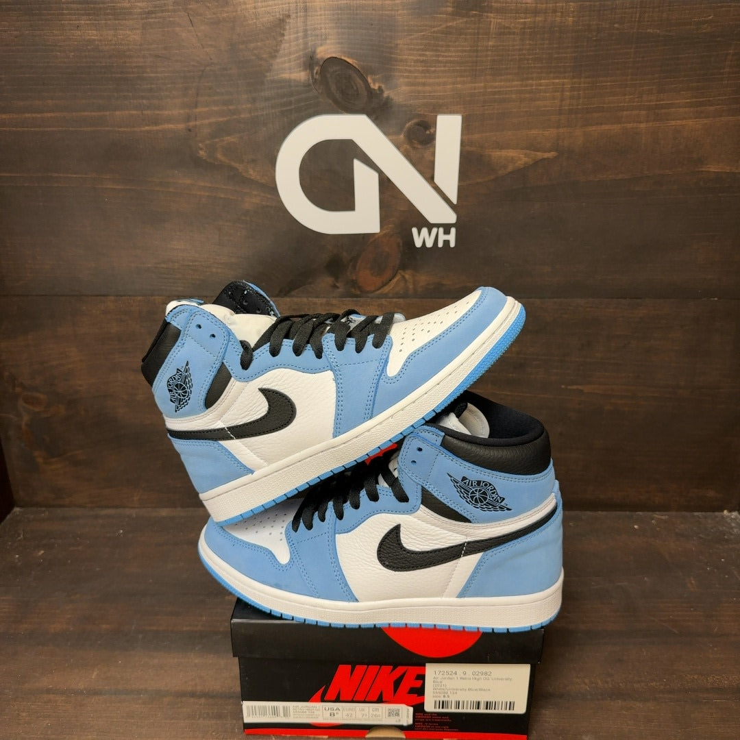 Jordan 1 Retro High OG University Blue Size 8.5 (Pre-Owned)